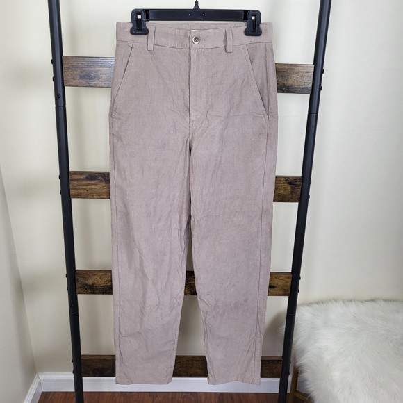 NWT COS beige straight leg corduroy chino pants size 2 - Picture 2 of 9